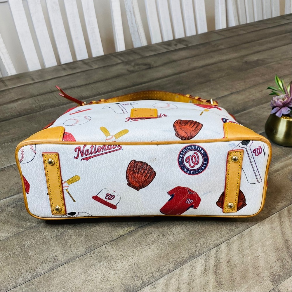 Dooney & Bourke Major League Baseball Washington Nationals Satchel Bag *detail - Picture 9 of 12